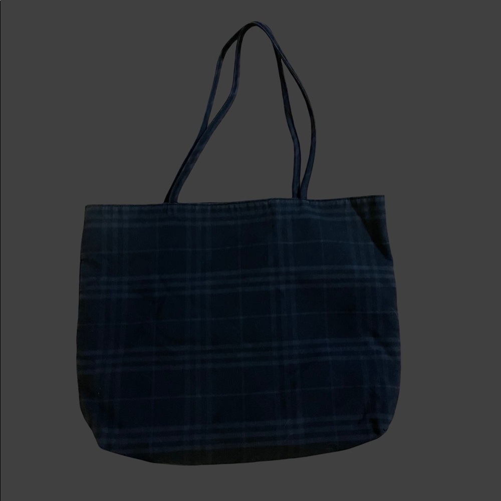 Burberry Vintage Plaid Tote Bag
